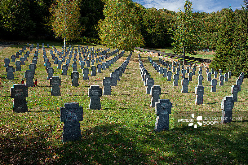 斯洛伐克德国士兵墓地图片素材