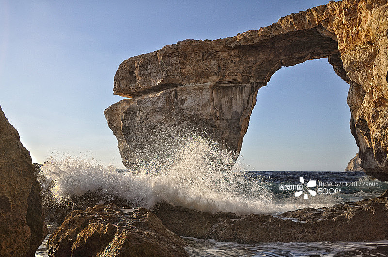 戈佐岛 - 蓝窗图片素材