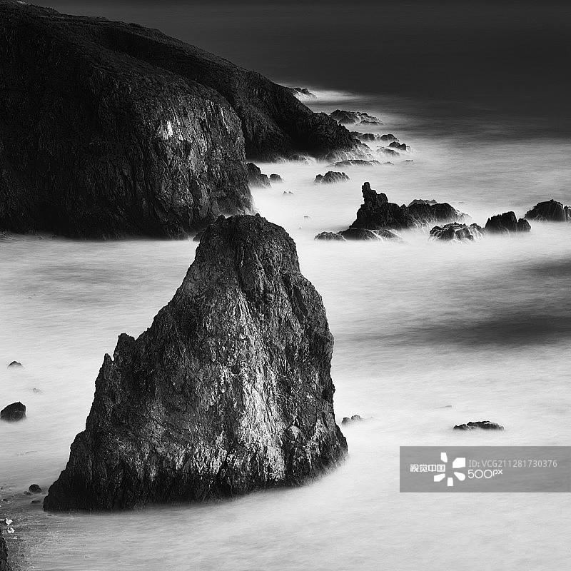 铜海岸海蚀柱图片素材