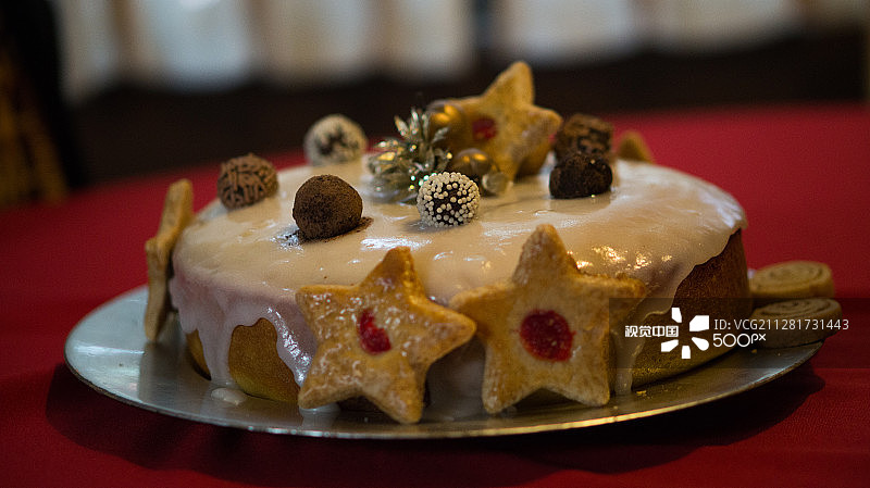 圣诞蛋糕图片素材