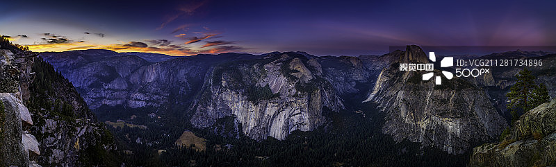 约塞米蒂山谷图片素材