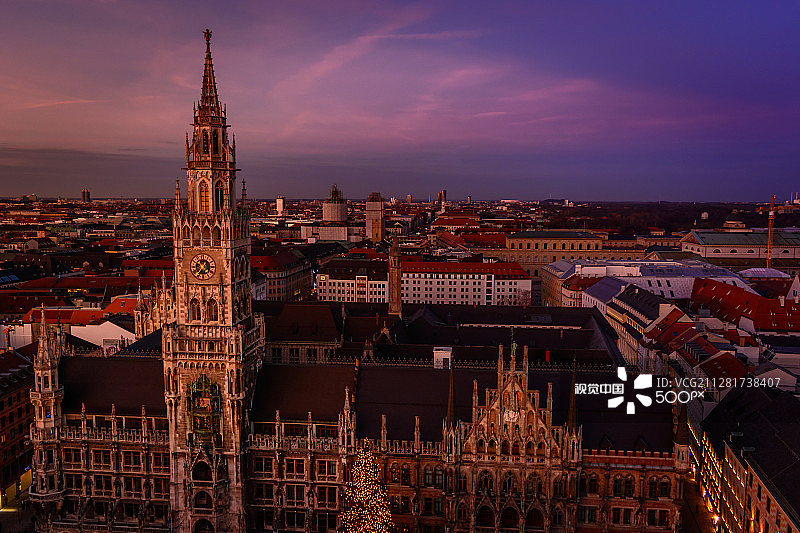 玛丽亚广场市政厅图片素材