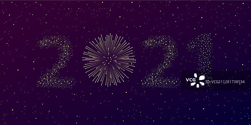 2021新年烟花图片素材