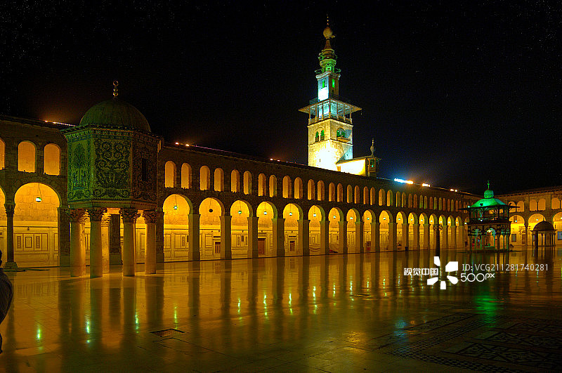 倭马亚清真寺图片素材