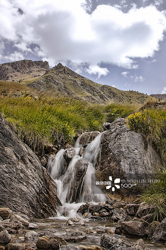 小瀑布图片素材