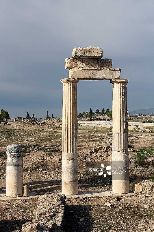 希拉波利斯遗址图片素材