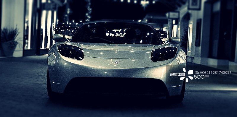 特斯拉跑车图片素材