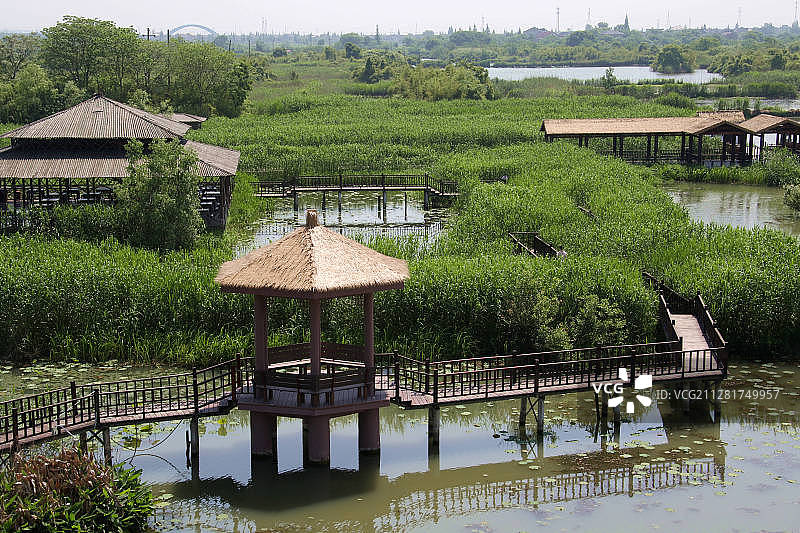 浙江 德清 下渚湖湿地风光.图片素材