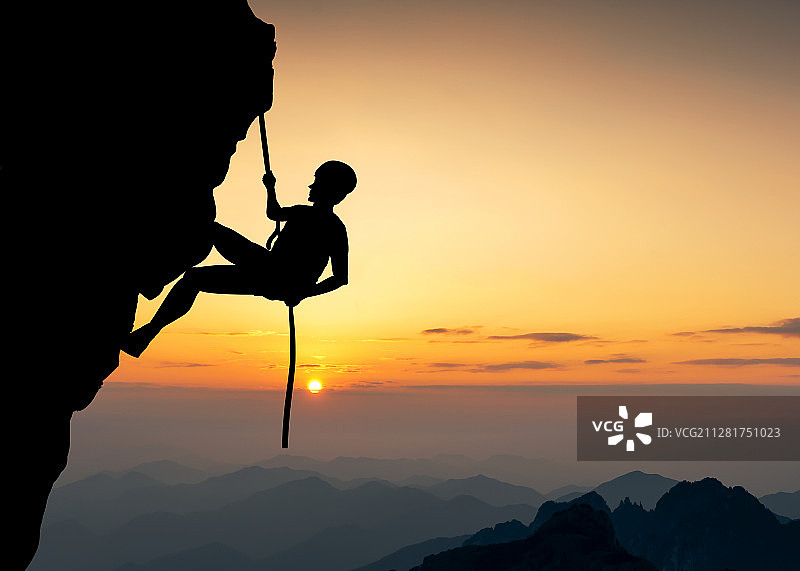 攀岩图片素材