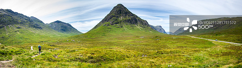 格伦科峡谷全景图片素材