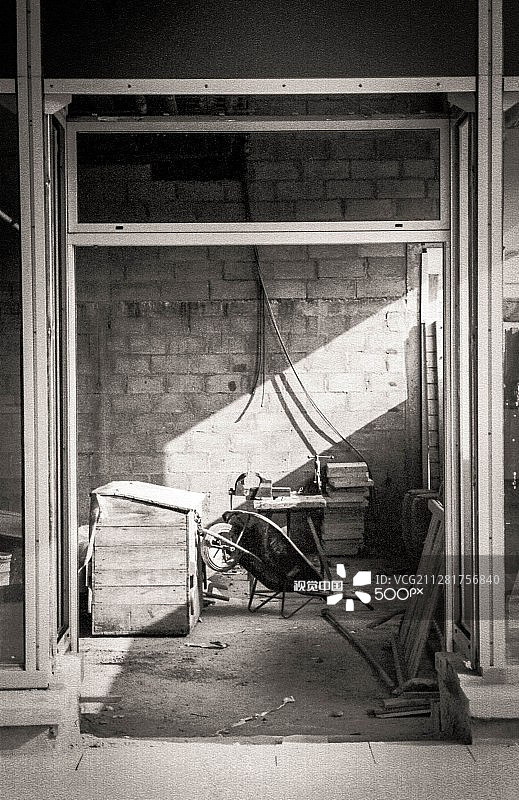 巴黎夏特莱-大堂论坛施工现场图片素材