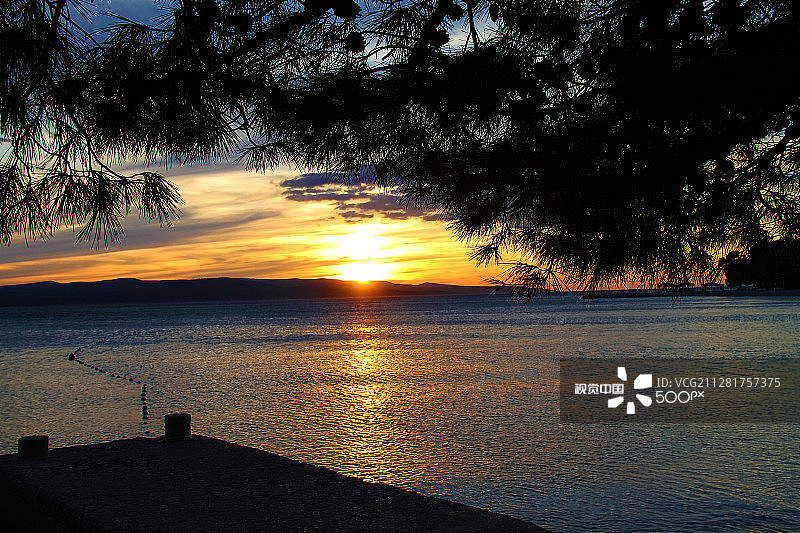 巴什卡沃达日落图片素材