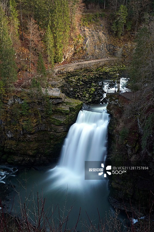 杜河瀑布图片素材