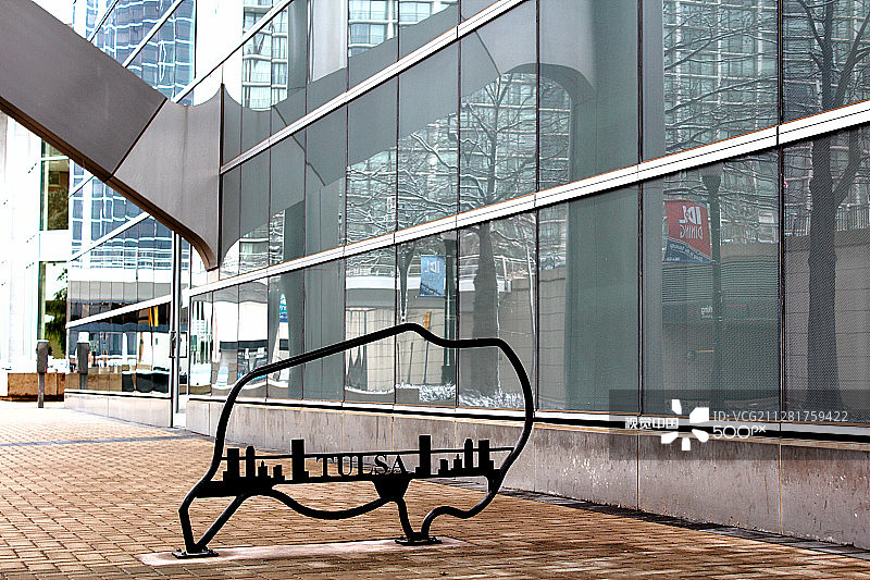 塔尔萨自行车架图片素材