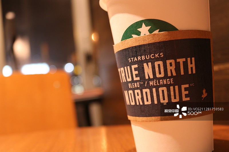 星巴克北极星拿铁图片素材