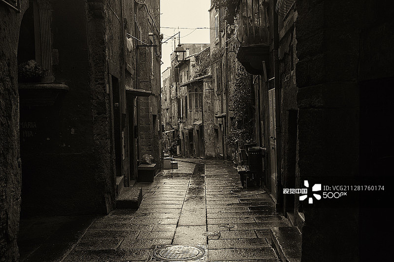 维泰博巴尼亚亚村图片素材