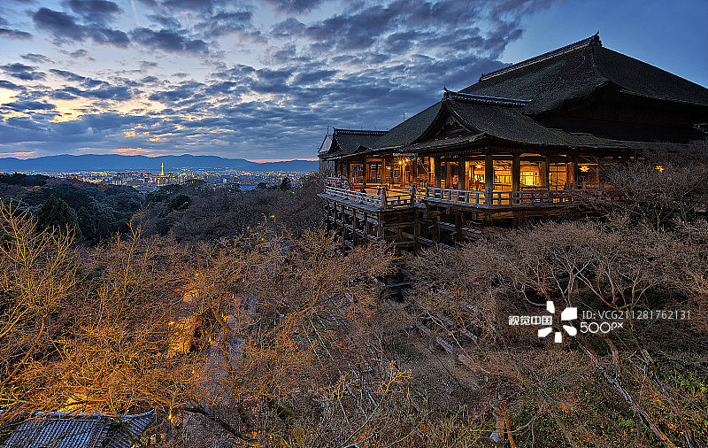 日本京都清水寺图片素材