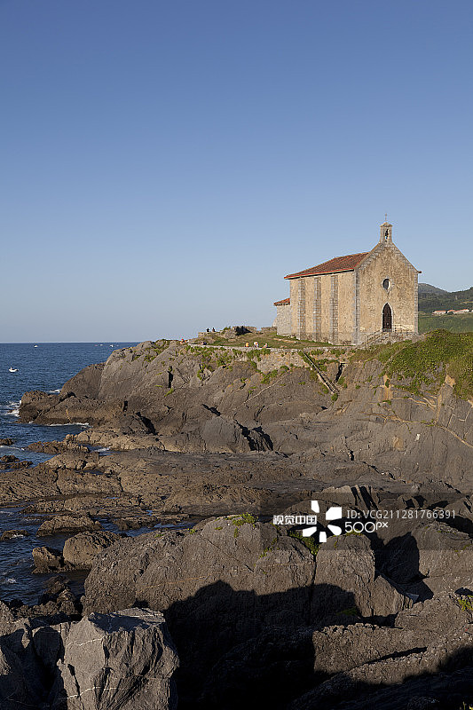 西班牙比斯开亚蒙达卡圣卡塔利娜礼拜堂图片素材