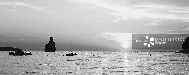 伊维萨岛日落图片素材