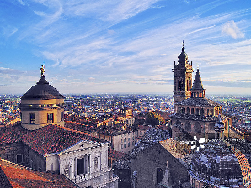 意大利伦巴第贝加莫图片素材