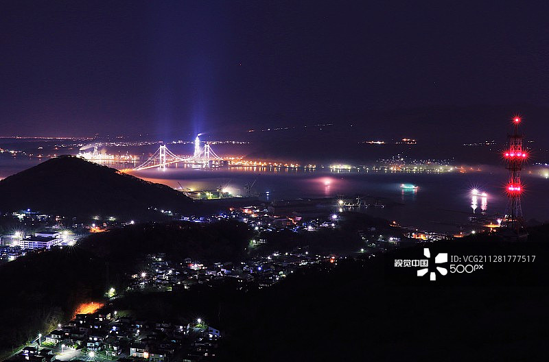 室兰市夜景图片素材