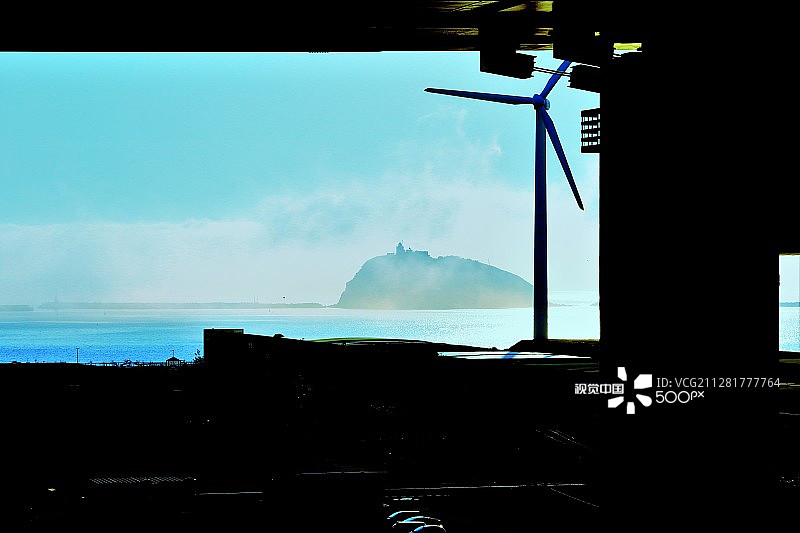 日本室兰的大黑岛图片素材