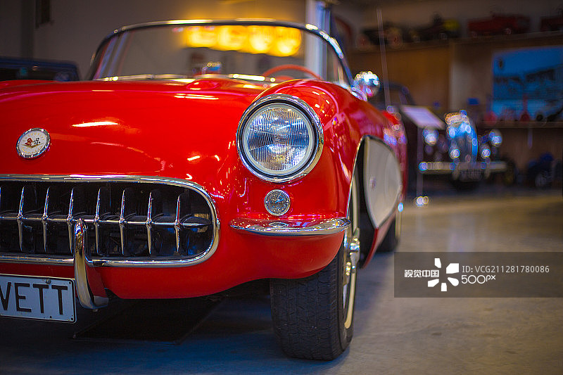 克尔维特跑车图片素材