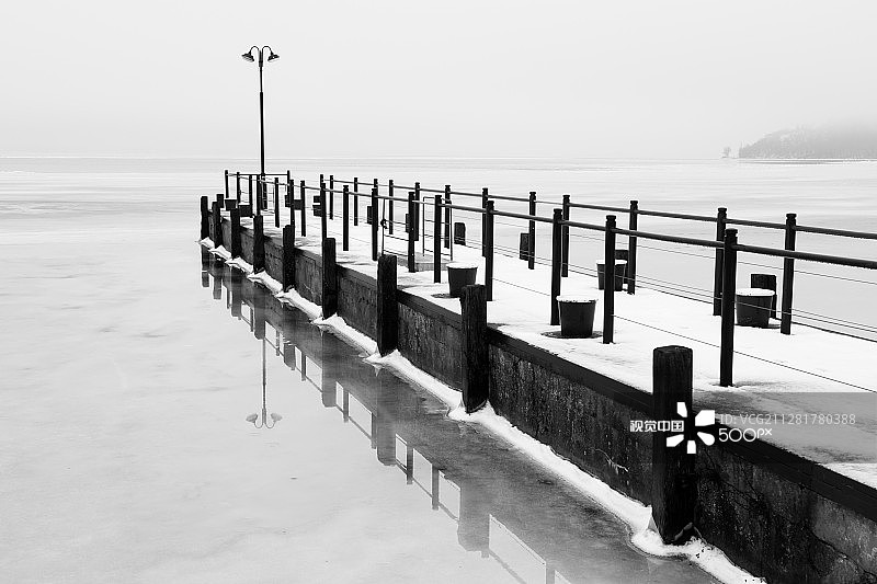 巴拉顿湖之冬图片素材