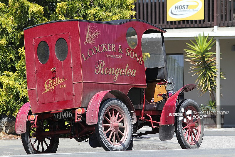 1906年凯迪拉克送货车图片素材