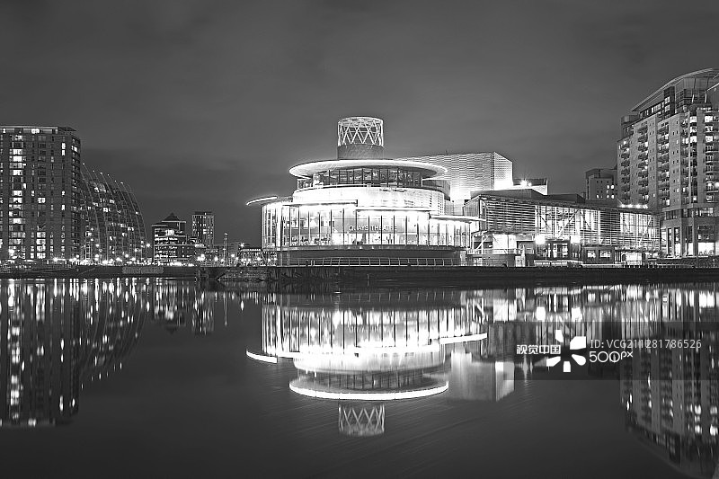 索尔福德夜景VI图片素材