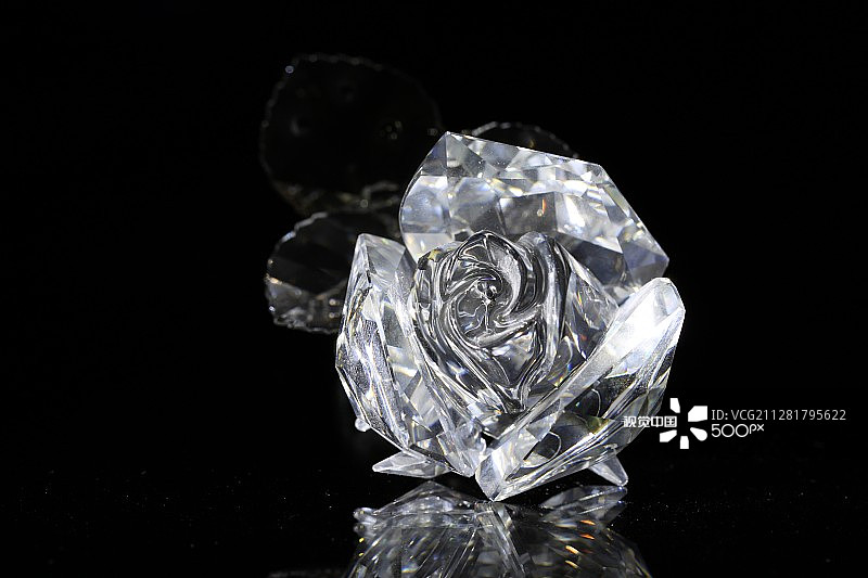 水晶玫瑰图片素材
