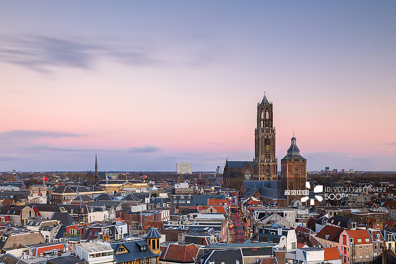 乌得勒支的绚丽天空图片素材