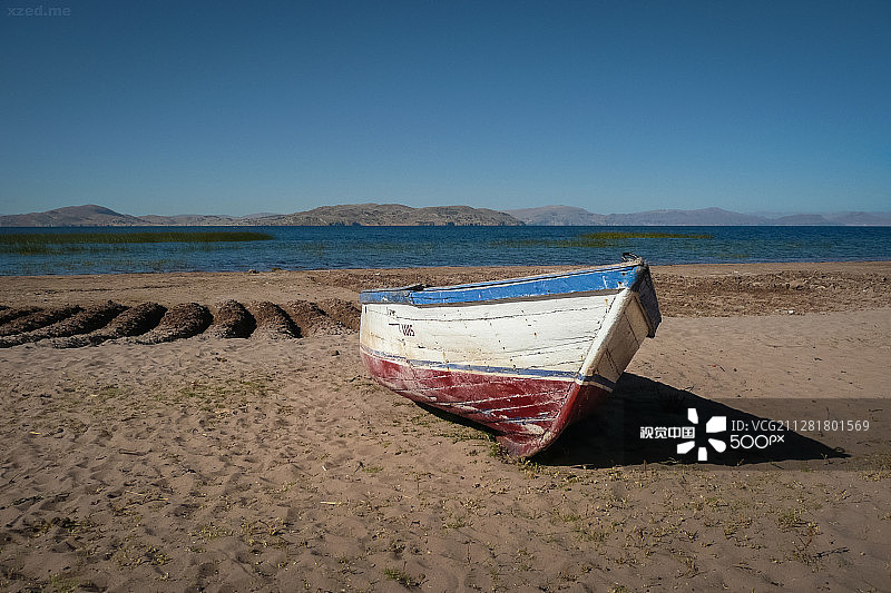 的的喀喀湖的早晨图片素材