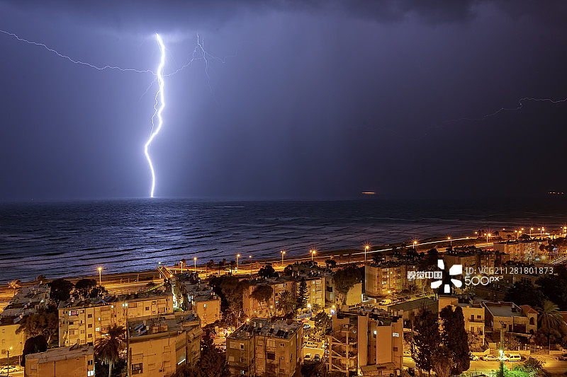 海法阴天图片素材