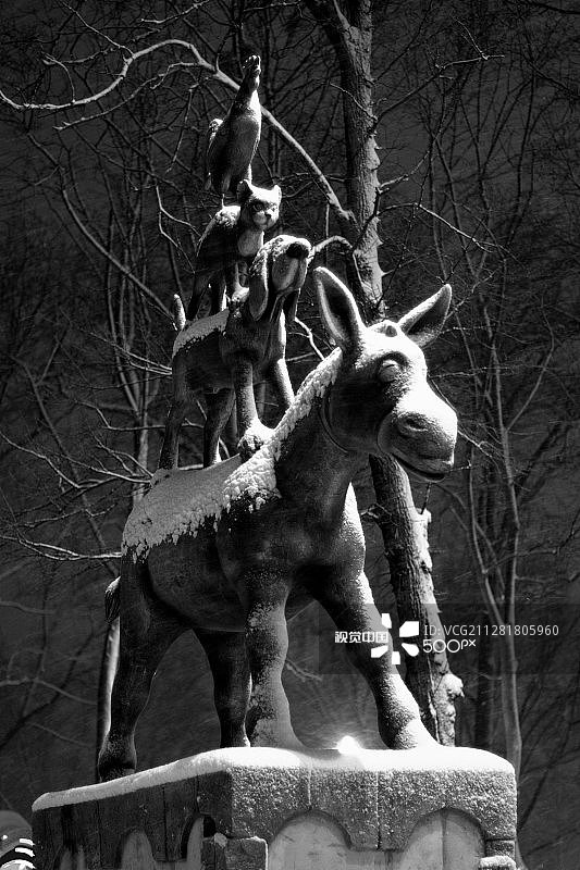 不莱梅的城市乐手图片素材