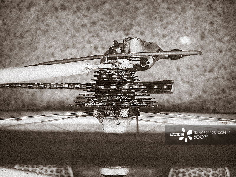 巴黎的自行车图片素材