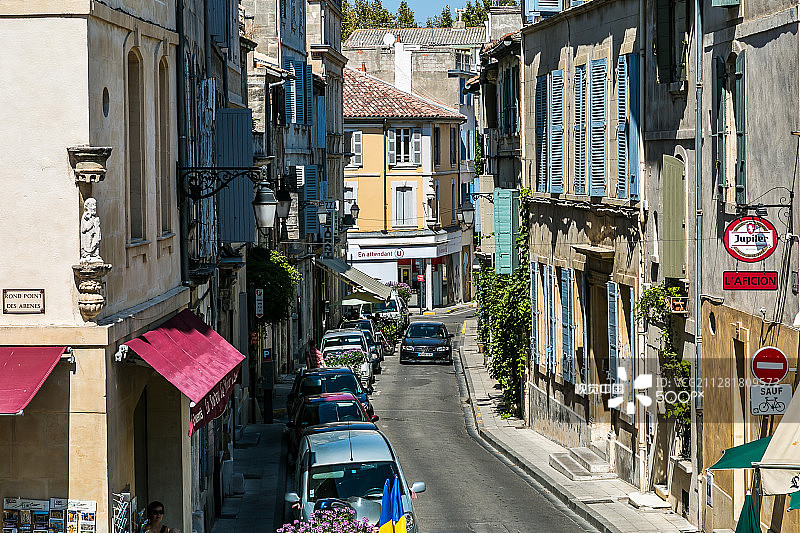阿尔勒主要街道图片素材