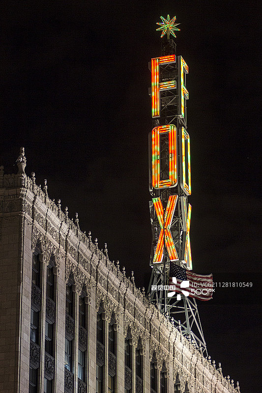 底特律狐狸剧院图片素材