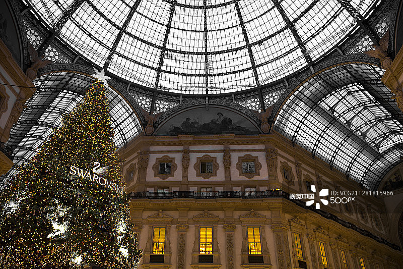 施华洛世奇/埃马努埃莱二世长廊/米兰图片素材