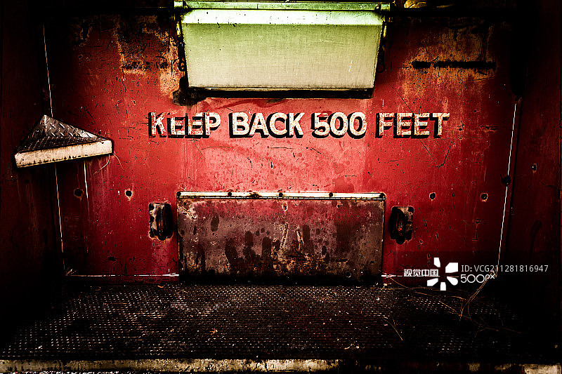 复古GMC消防车图片素材