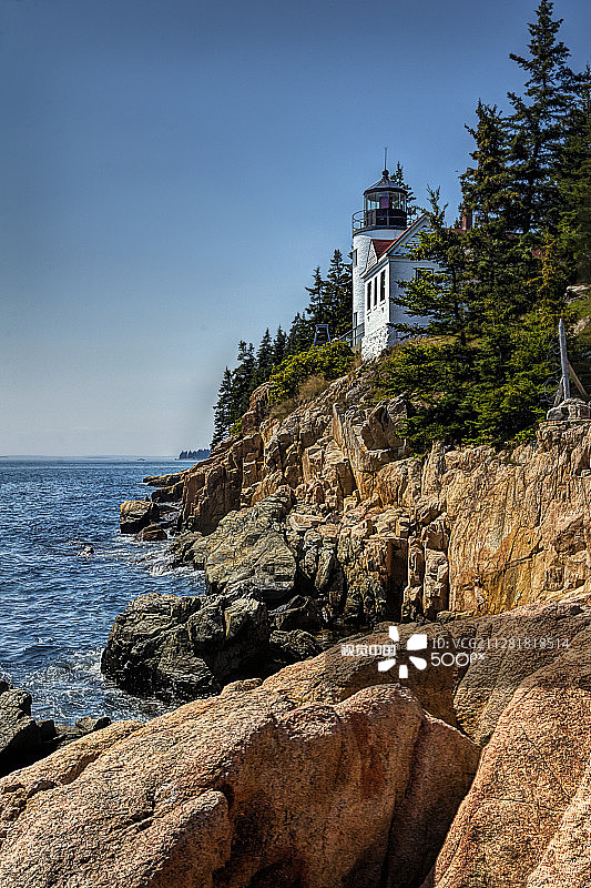 贝斯港灯塔图片素材