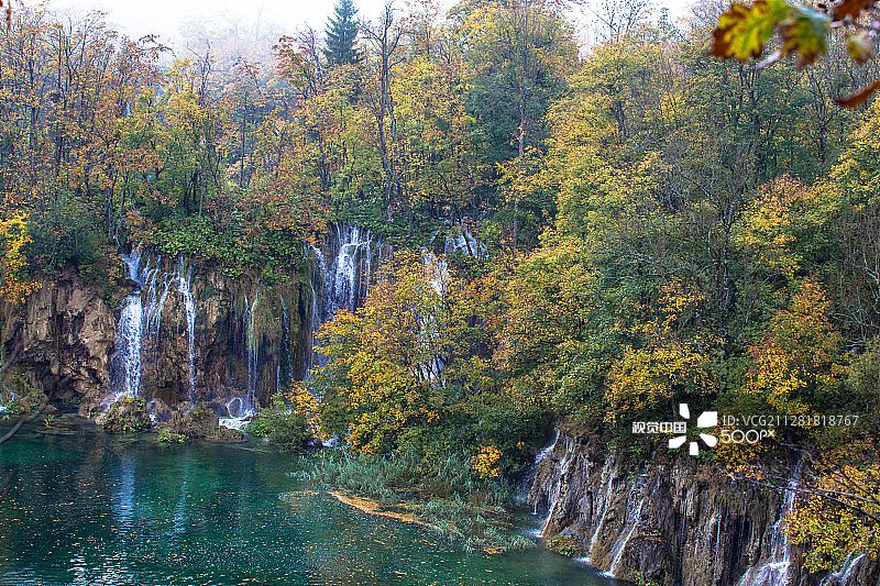 普利特维切湖图片素材