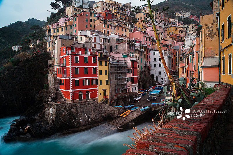 五渔村里奥马焦雷图片素材