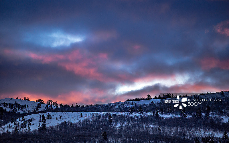 伊甸园日落图片素材