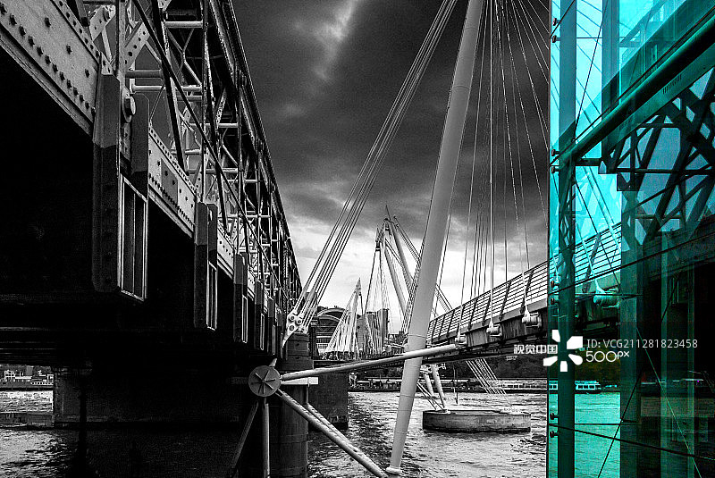 人行天桥图片素材