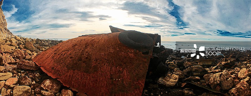 沉船的颜色图片素材