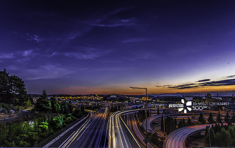 光迹景观图片素材