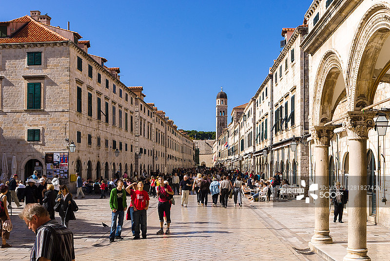 杜布罗夫尼克的阳光图片素材