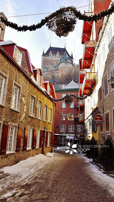 加拿大魁北克图片素材