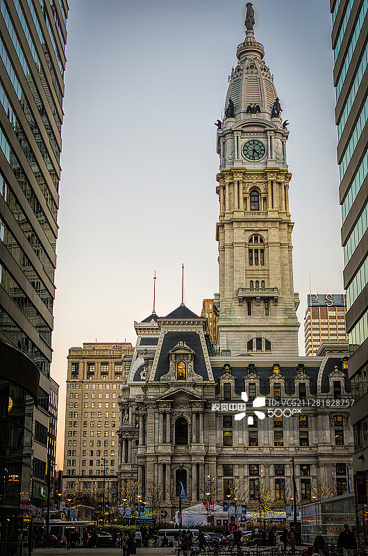 费城市政厅图片素材